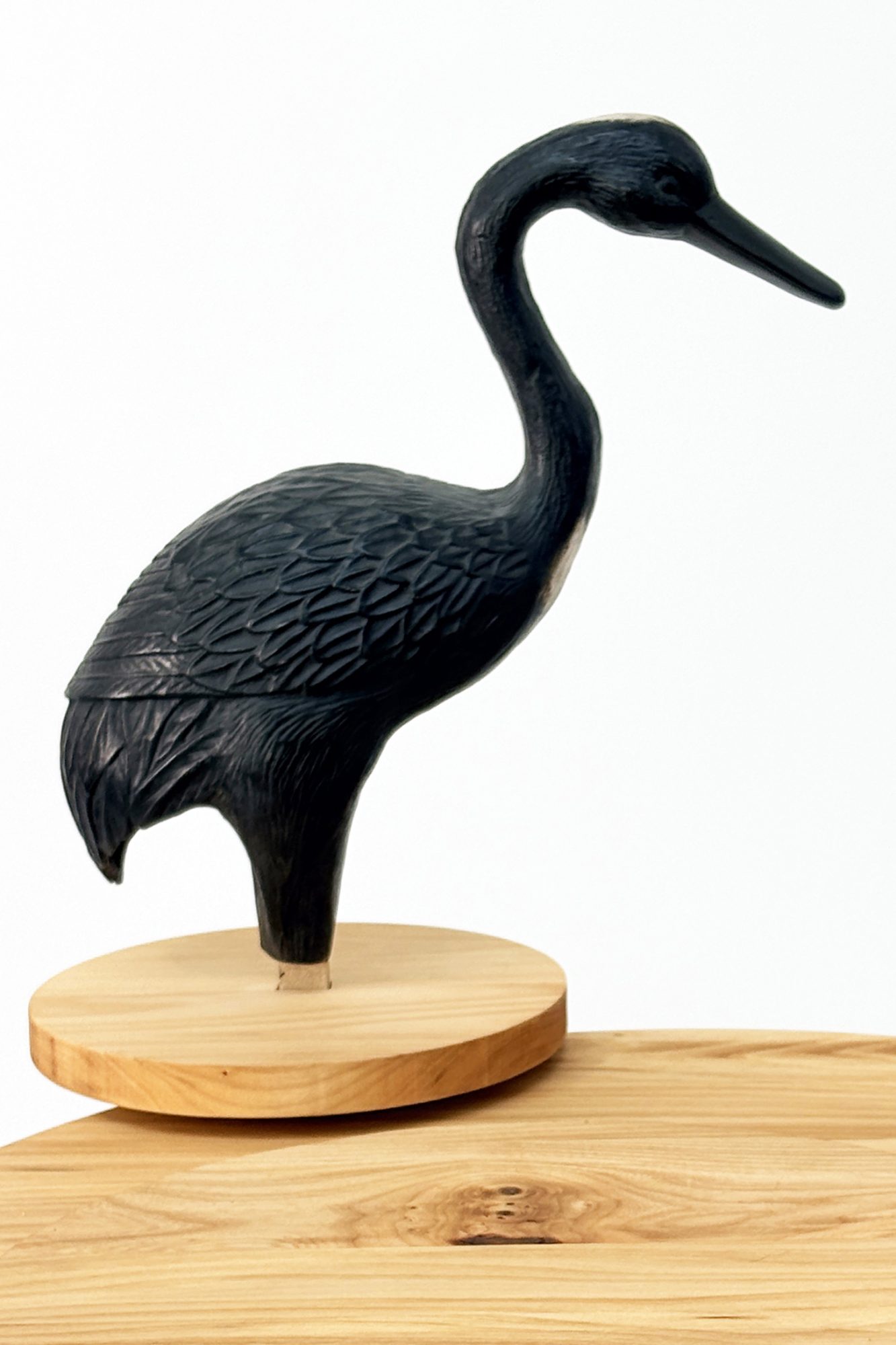 guéridon au héron et bol - Ker Xavier