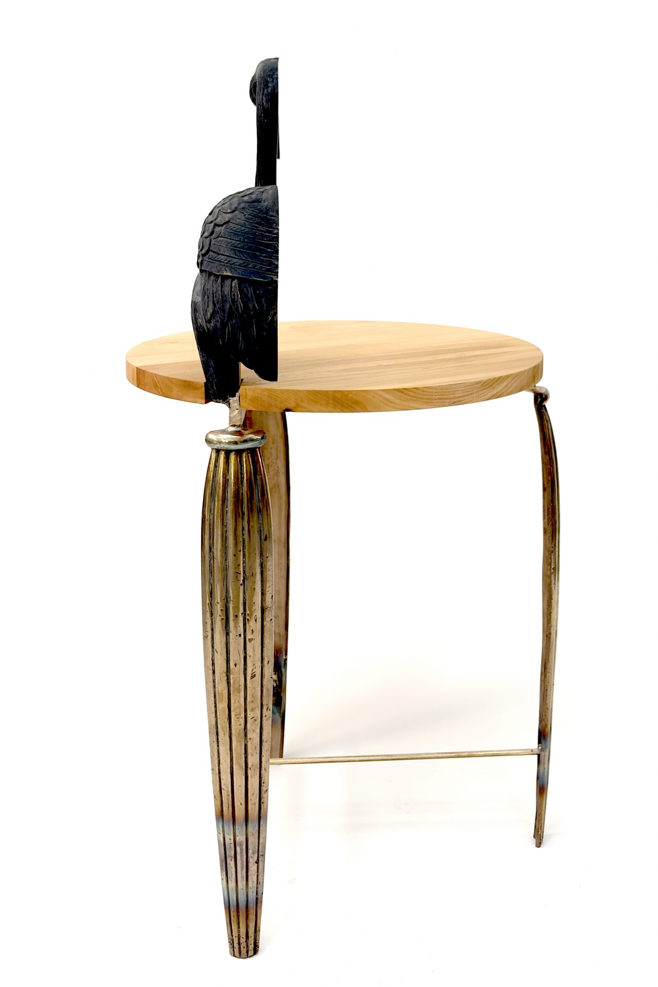 guéridon au héron - Ker Xavier