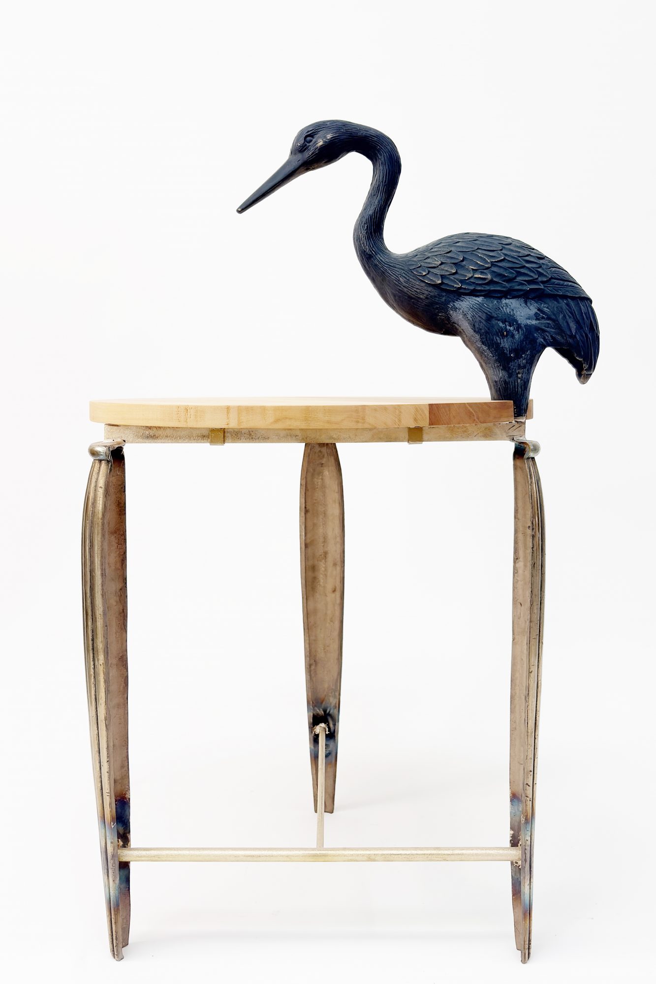 guéridon au héron - Ker Xavier