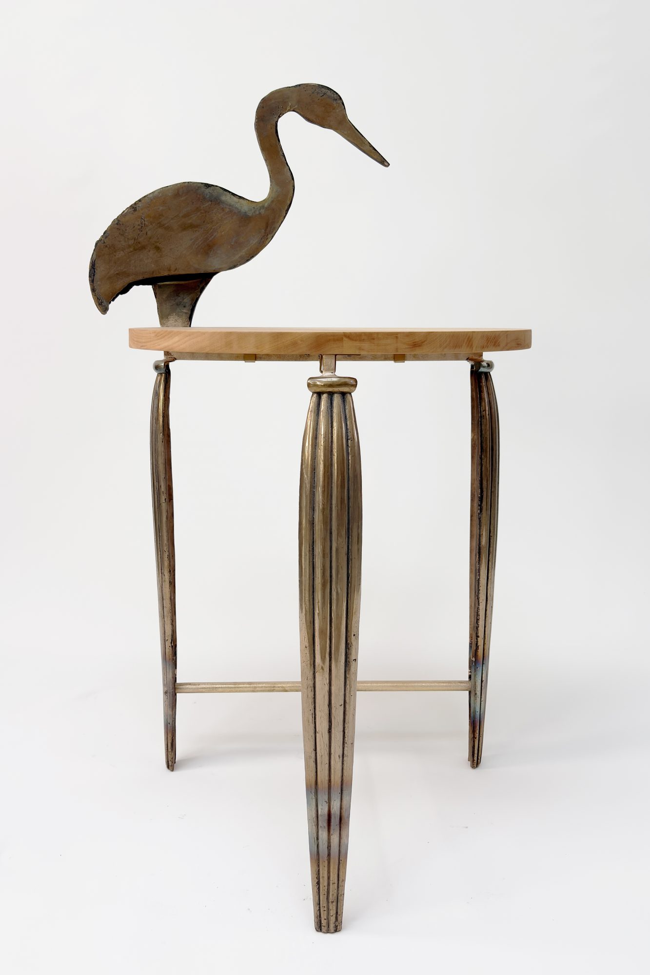 guéridon au héron - Ker Xavier